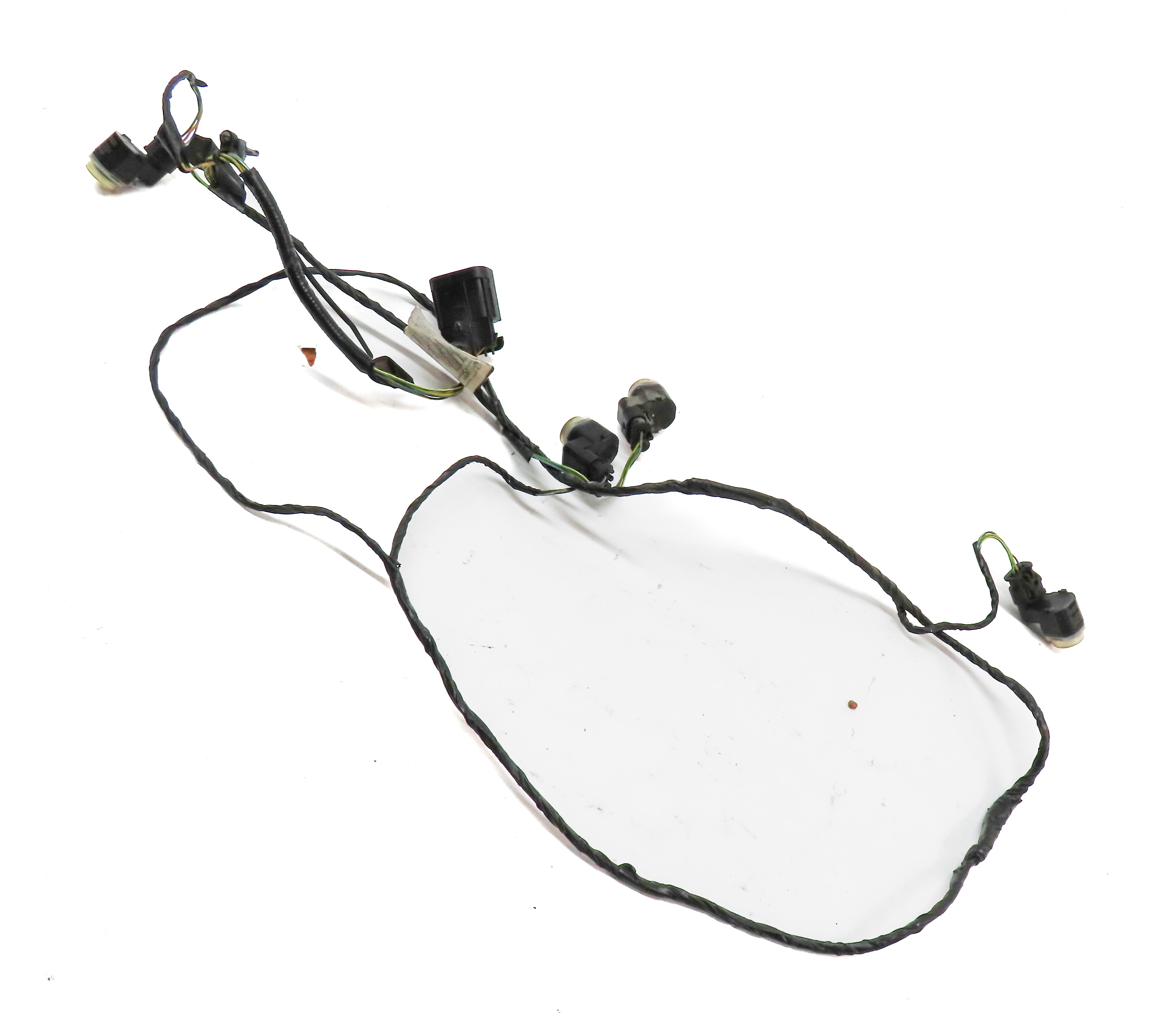 2010 RANGE ROVER (L322) REAR PAR ASSIST PDC SENSOR SET4 (White) w/ WIRE HARNESS — exact item pictured